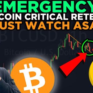 EMERGENCY: MY NEW BITCOIN PRICE TARGET!! BITCOIN RETESTING IMPORTANT SUPPORT RIGHT NOW!